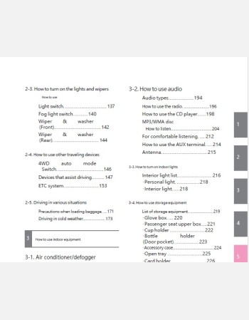 toyota ist 2014 2015 2016 owners manual in english
